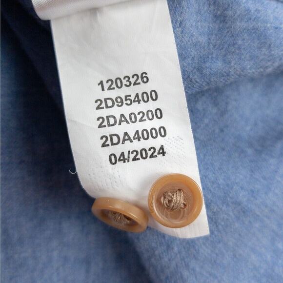 Lucky Brand Men’s 2XL Blue Soft Cotton Long Sleeve Button Down Casual Everyday - Picture 10 of 14